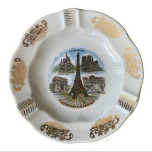 Limoges La Tour Eiffel Porcelain Souvenir Ashtray